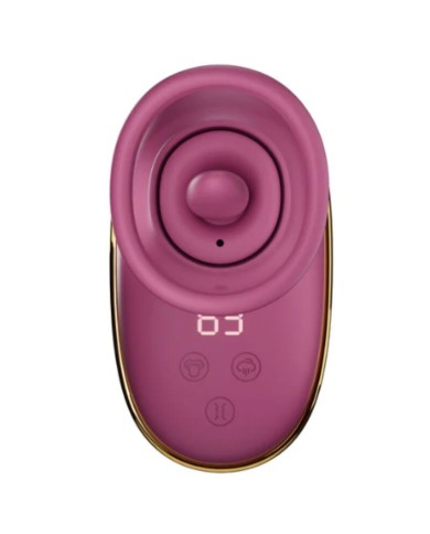 SHE.E.O - POMPE DE STIMULATION CLITORIALE AUTOMATIQUE AVEC EFFET DE LÉCHAGE (VIOLET)