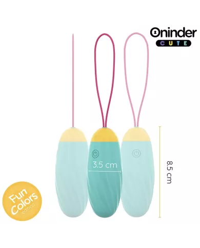 ONINDER CUTE - ŒUF VIBRO-ROTATIF EN SILICONE AVEC PIERRE PRÉCIEUSE - APPLICATION GRATUITE DANS LE MONDE ENTIER