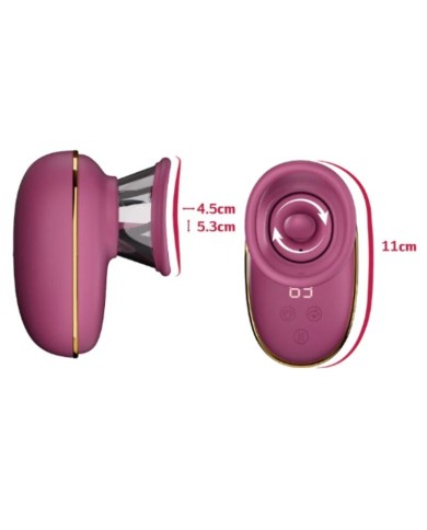 SHE.E.O - POMPE DE STIMULATION CLITORIALE AUTOMATIQUE AVEC EFFET DE LÉCHAGE (VIOLET)