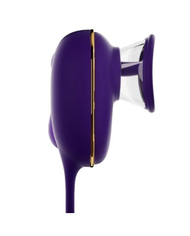 SHE.E.O - SUCCION CLITORIALE AVEC EFFET DE LÉCHAGE ET STIMULATEUR ANAL VIOLET