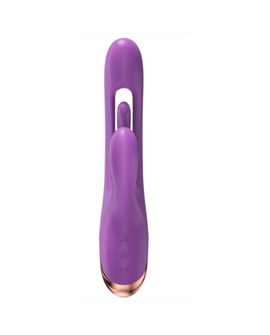 SHE.E.O - VIBRATEUR POINT G LAPIN AVEC MOUVEMENT NUMÉRIQUE VIOLET