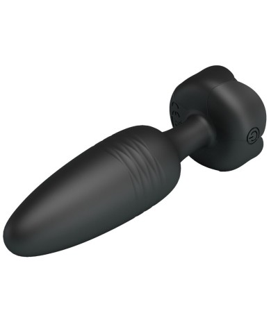 PRETTY LOVE - TARION PLUG ANAL AVEC LUMIÈRE LED NOIR 12,5 CM