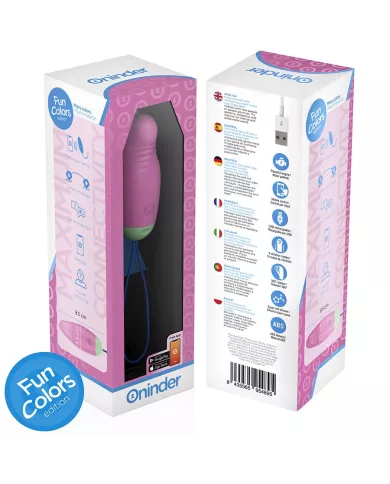 ONINDER CUTE - ŒUF VIBRO-ROTATIF 360° EN SILICONE - APPLICATION GRATUITE DANS LE MONDE ENTIER