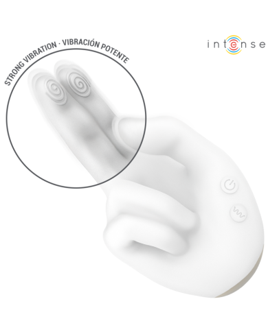 INTENSE - JIMMY STIMULATEUR MULTIFONCTION EN FORME DE MAIN AVEC VIBRATION ET CHALEUR