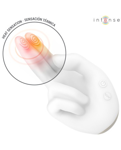 INTENSE - JIMMY STIMULATEUR MULTIFONCTION EN FORME DE MAIN AVEC VIBRATION ET CHALEUR