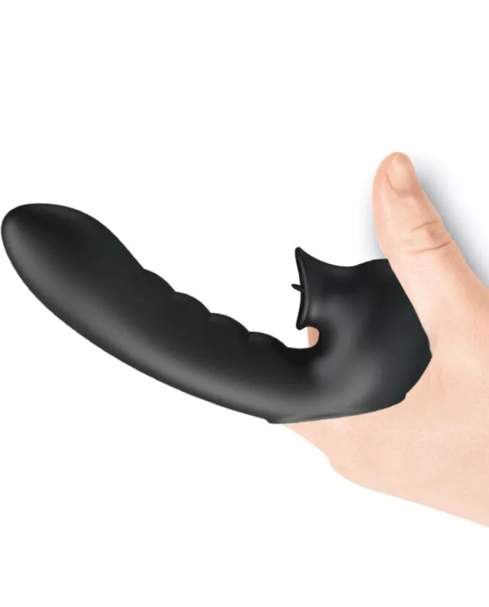 PRETTY LOVE - HOBGOBLIN BOÎTE À DOIGTS VIBRANTS 12 VIBRATIONS + STIMULATEUR DE CLITORIS NOIR PRETTY LOVE - HOBGOBLIN BOÎTE À DOIGTS VIBRANTS 12 VIBRATIONS + STIMULATEUR DE CLITORIS NOIR