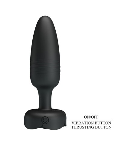 PRETTY LOVE - TARION PLUG ANAL AVEC LUMIÈRE LED NOIR 12,5 CM