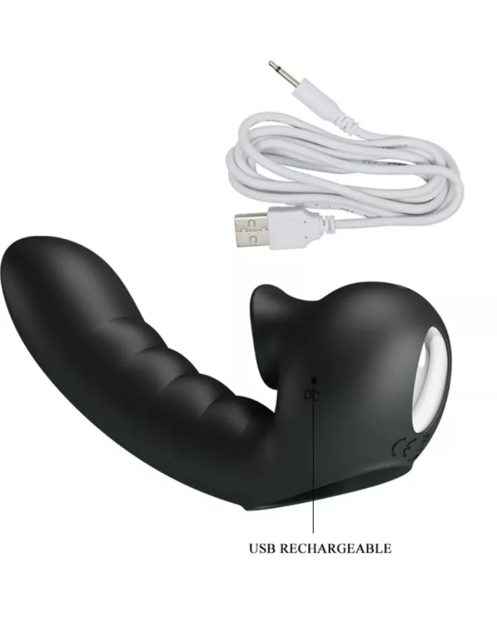 PRETTY LOVE - HOBGOBLIN BOÎTE À DOIGTS VIBRANTS 12 VIBRATIONS + STIMULATEUR DE CLITORIS NOIR PRETTY LOVE - HOBGOBLIN BOÎTE À DOIGTS VIBRANTS 12 VIBRATIONS + STIMULATEUR DE CLITORIS NOIR