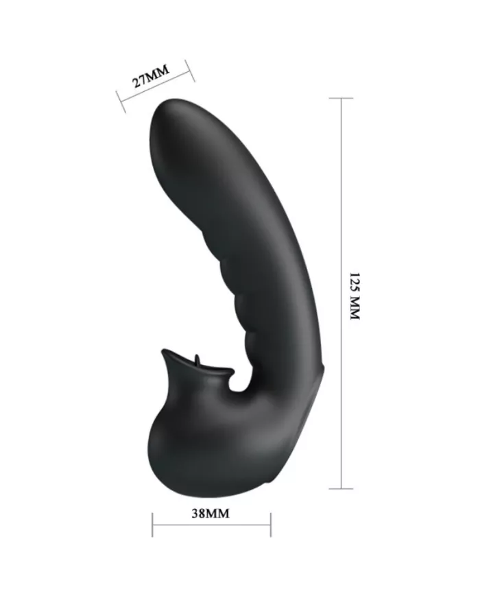 PRETTY LOVE - HOBGOBLIN BOÎTE À DOIGTS VIBRANTS 12 VIBRATIONS + STIMULATEUR DE CLITORIS NOIR PRETTY LOVE - HOBGOBLIN BOÎTE À DOIGTS VIBRANTS 12 VIBRATIONS + STIMULATEUR DE CLITORIS NOIR