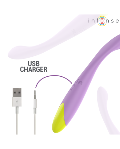 INTENSE - LUCCA STIMULATEUR DE POINT G FLEXIBLE RECHARGEABLE PAR USB