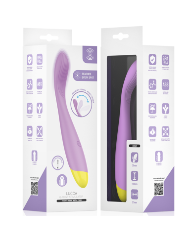 INTENSE - LUCCA STIMULATEUR DE POINT G FLEXIBLE RECHARGEABLE PAR USB