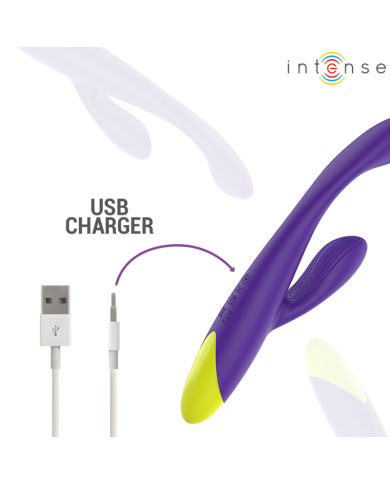 INTENSE - STIMULATEUR LAPIN RECHARGEABLE PAOLO POUR LE POINT G ET LE CLITORIS