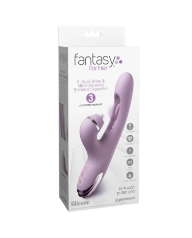 FANTASY FOR HER - G-TOUCH PULSE PRO VIBRATEUR LAPIN VIOLET POUR POINT G ET CLITORIAL