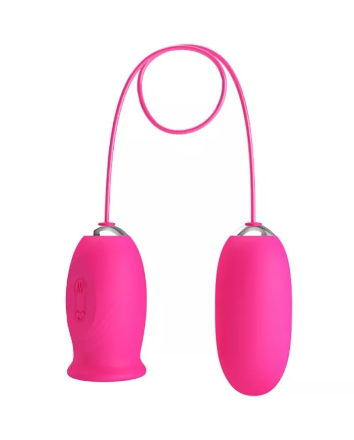 PRETTY LOVE - OEUF VIBRANT DAISY + LANGUE STIMULANTE CLITORIS ROSE