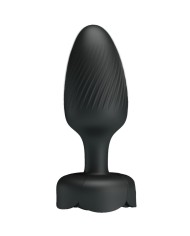 PRETTY LOVE - PLUG ANAL VARIAN AVEC LUMIÈRE LED NOIR 10,8 CM