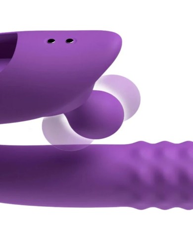 FANTASY FOR HER - HARMONI PRO VIBROMASSEUR LAPIN VIOLET POUR POINT G ET CLITORIAL