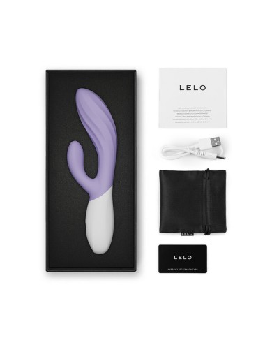 LELO - INA TWIST DOUBLE VIBRATEUR LAPIN POUR LE POINT G ET LE CLITORIS LAVANDE