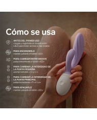 LELO - INA TWIST DOUBLE VIBRATEUR LAPIN POUR LE POINT G ET LE CLITORIS LAVANDE