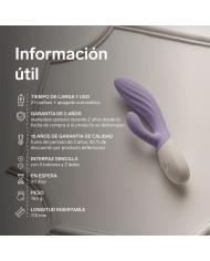 LELO - INA TWIST DOUBLE VIBRATEUR LAPIN POUR LE POINT G ET LE CLITORIS LAVANDE