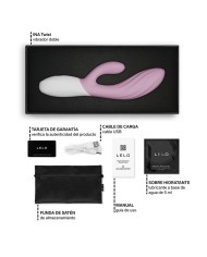 LELO - INA TWIST DOUBLE VIBRATEUR LAPIN POUR LE POINT G ET LE CLITORIS LAVANDE