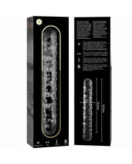 NEBULA SERIES BY IBIZA - MODÈLE 15 GODE EN VERRE BOROSILICATE CLAIR 18.5 CM -O- 3 CM