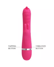 PRETTY LOVE - VIBRATEUR LAPIN MULTIFONCTION PHOENIX ROSE