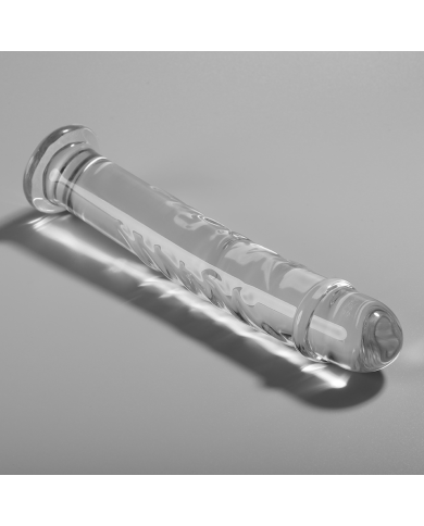 NEBULA SERIES BY IBIZA - MODÈLE 16 GODE EN VERRE BOROSILICATE CLAIR 18.5 CM -O- 3 CM
