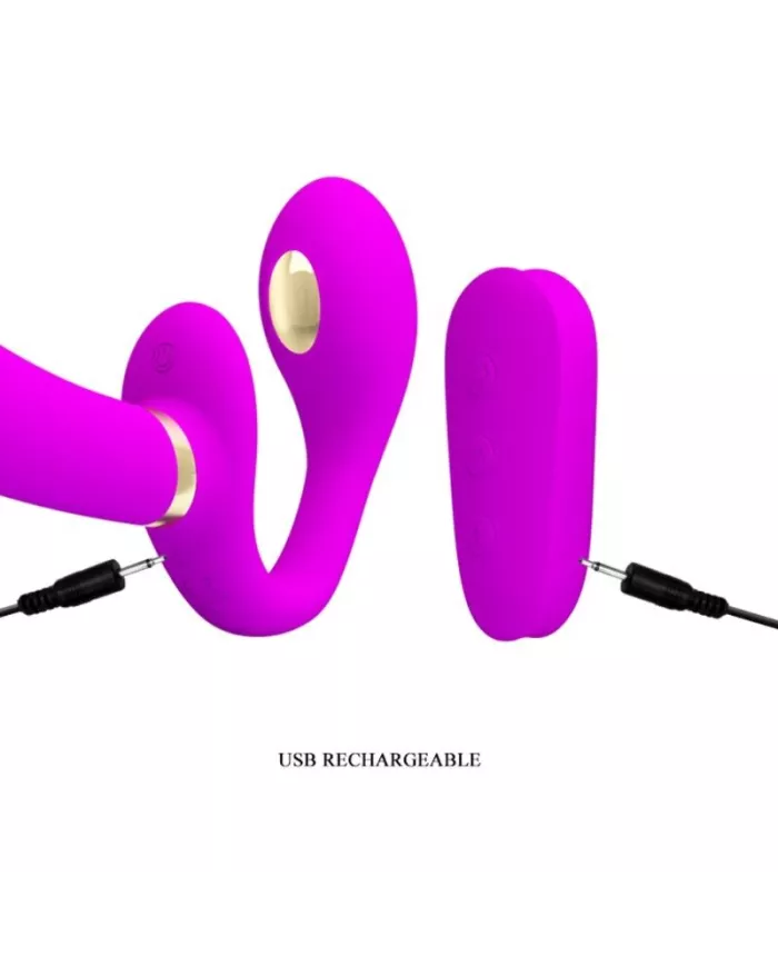 PRETTY LOVE - THUNDERBIRD DOUBLE VIBRATEUR STRAP-ON AVEC TÉLÉCOMMANDE VIOLET PRETTY LOVE - THUNDERBIRD DOUBLE VIBRATEUR STRAP-ON AVEC TÉLÉCOMMANDE VIOLET