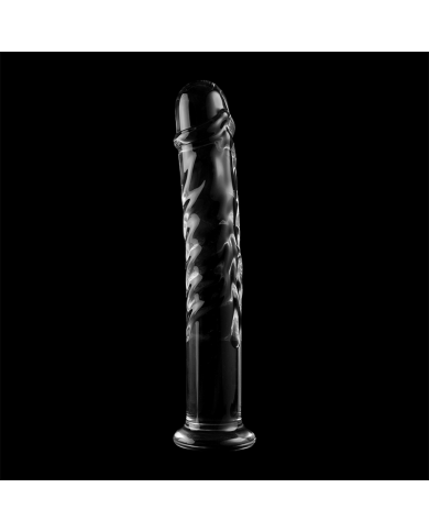 NEBULA SERIES BY IBIZA - MODÈLE 16 GODE EN VERRE BOROSILICATE CLAIR 18.5 CM -O- 3 CM