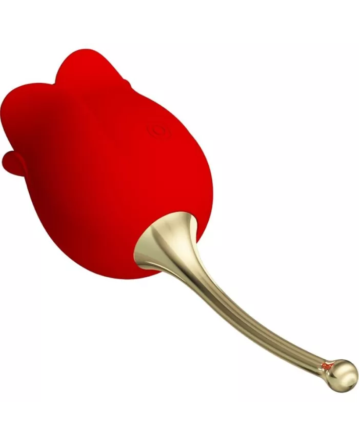 PRETTY LOVE - ROSE LOVER STIMULATEUR DE CLITORIS ROSE 12 VIBRATIONS ROUGE PRETTY LOVE - ROSE LOVER STIMULATEUR DE CLITORIS ROSE 12 VIBRATIONS ROUGE