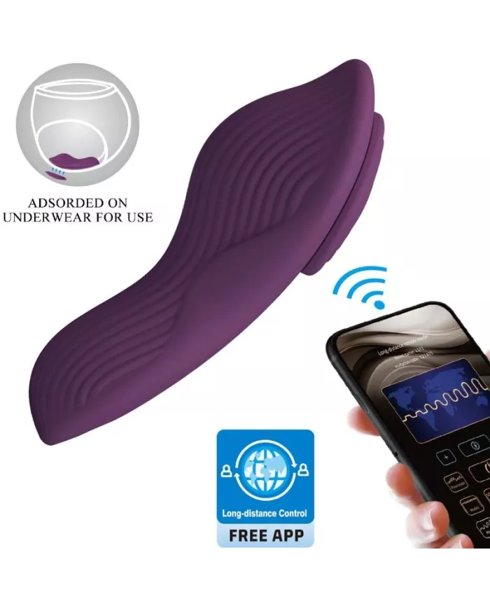 PRETTY LOVE - MANE LAY ON MASSEUR DE CLITORIS 10 VIBRATIONS TÉLÉCOMMANDE VIOLET PRETTY LOVE - MANE LAY ON MASSEUR DE CLITORIS 10 VIBRATIONS TÉLÉCOMMANDE VIOLET