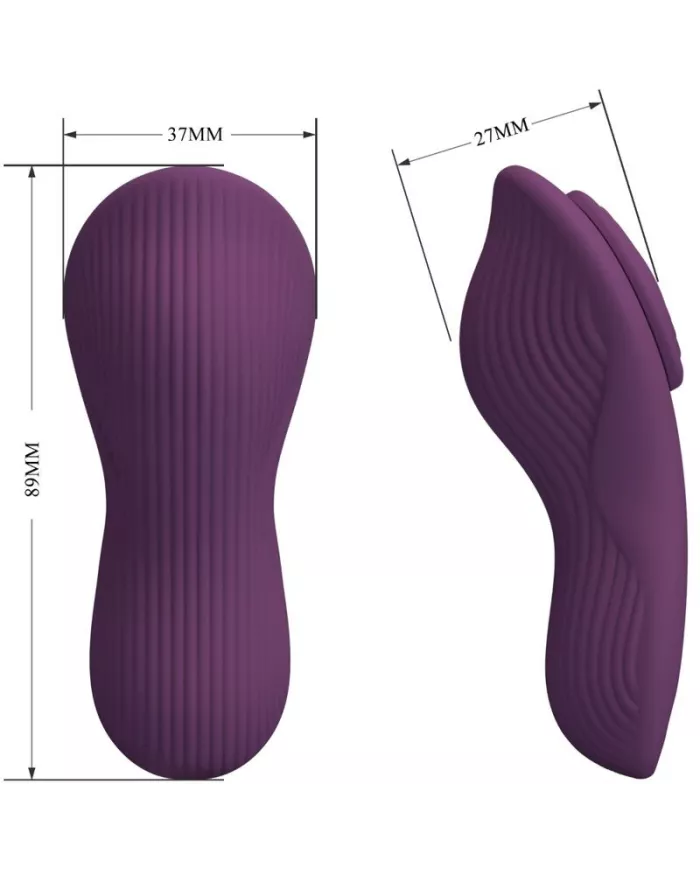 PRETTY LOVE - MANE LAY ON MASSEUR DE CLITORIS 10 VIBRATIONS TÉLÉCOMMANDE VIOLET PRETTY LOVE - MANE LAY ON MASSEUR DE CLITORIS 10 VIBRATIONS TÉLÉCOMMANDE VIOLET