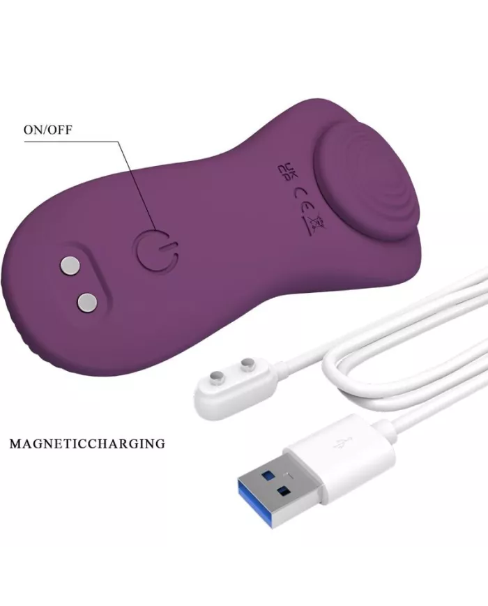 PRETTY LOVE - MANE LAY ON MASSEUR DE CLITORIS 10 VIBRATIONS TÉLÉCOMMANDE VIOLET PRETTY LOVE - MANE LAY ON MASSEUR DE CLITORIS 10 VIBRATIONS TÉLÉCOMMANDE VIOLET