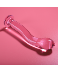 NEBULA SERIES BY IBIZA - MODÈLE 18 GODE EN VERRE BOROSILICATE CLAIR 18.5 CM -O- 3.5 CM