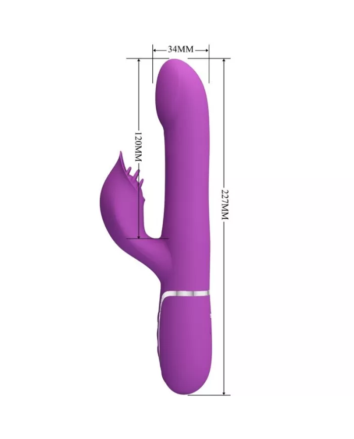 PRETTY LOVE - VIBRATEUR ET STIMULATEUR MULTIFONCTION 4 EN 1 VIOLET PRETTY LOVE - VIBRATEUR ET STIMULATEUR MULTIFONCTION 4 EN 1 VIOLET