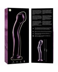NEBULA SERIES BY IBIZA - MODÈLE 18 GODE EN VERRE BOROSILICATE CLAIR 18.5 CM -O- 3.5 CM