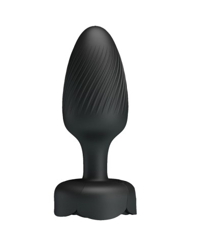 PRETTY LOVE - OSBORN PLUG ANAL AVEC LUMIÈRE LED NOIR 9,8 CM