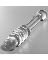 NEBULA SERIES BY IBIZA - MODÈLE 20 GODE EN VERRE BOROSILICATE CLAIR 20.5 CM -O- 3 CM
