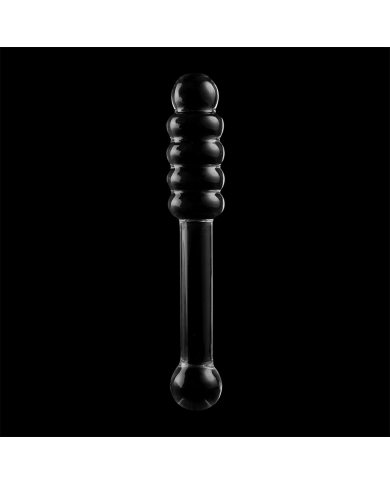 NEBULA SERIES BY IBIZA - MODÈLE 20 GODE EN VERRE BOROSILICATE CLAIR 20.5 CM -O- 3 CM