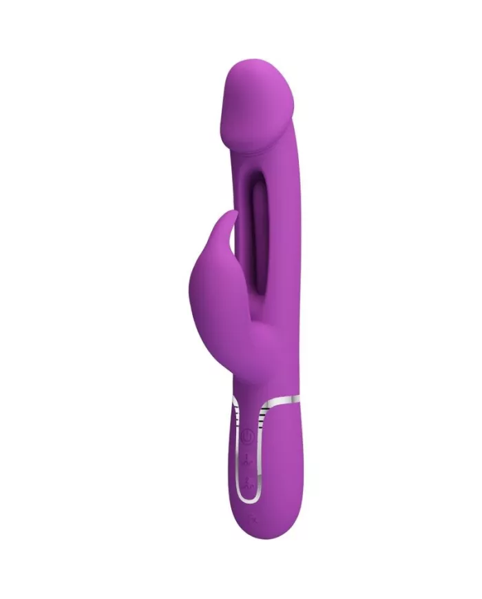 PRETTY LOVE - KAMPAS VIBRATEUR LAPIN MULTIFONCTION 3 EN 1 VIOLET PRETTY LOVE - KAMPAS VIBRATEUR LAPIN MULTIFONCTION 3 EN 1 VIOLET