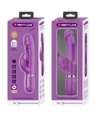 PRETTY LOVE - KAMPAS VIBRATEUR LAPIN MULTIFONCTION 3 EN 1 VIOLET PRETTY LOVE - KAMPAS VIBRATEUR LAPIN MULTIFONCTION 3 EN 1 VIOLET