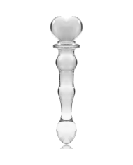 NEBULA SERIES BY IBIZA - MODÈLE 21 GODE EN VERRE BOROSILICATE CLAIR 20.5 CM -O- 3.5 CM