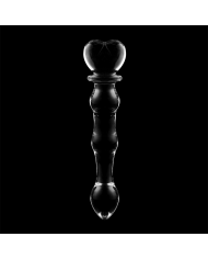 NEBULA SERIES BY IBIZA - MODÈLE 21 GODE EN VERRE BOROSILICATE CLAIR 20.5 CM -O- 3.5 CM