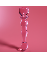 NEBULA SERIES BY IBIZA - MODÈLE 21 GODE EN VERRE BOROSILICATE CLAIR 20.5 CM -O- 3.5 CM