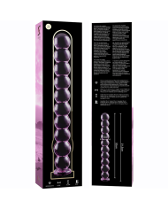NEBULA SERIES BY IBIZA - MODÈLE 22 GODE EN VERRE BOROSILICATE CLAIR 21.5 CM -O- 2.5 CM