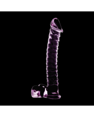 NEBULA SERIES BY IBIZA - MODÈLE 23 GODE EN VERRE BOROSILICATE CLAIR 21.5 CM -O- 4 CM