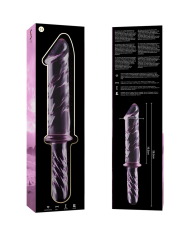 NEBULA SERIES BY IBIZA - MODÈLE 24 GODE EN VERRE BOROSILICATE CLAIR 28.5 CM -O- 5 CM