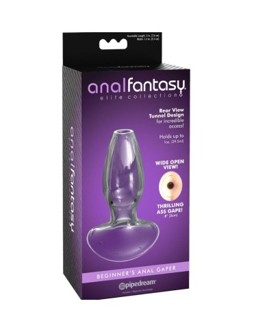 ANAL FANTASY ELITE COLLECTION - DILATATEUR ANAL GAPER POUR DÉBUTANTS CRISTAL TAILLE S