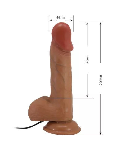 BAILE - CATOBLEPAS VIBRATEUR RÉALISTE 20,6 CM FLESH TÉLÉCOMMANDE