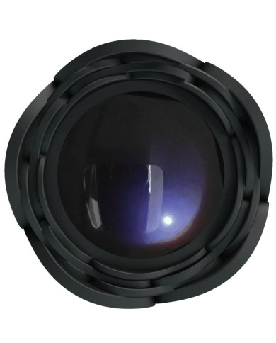 PRETTY LOVE - PLUG ANAL OLMAN AVEC LUMIÈRE LED NOIR 8,8 CM